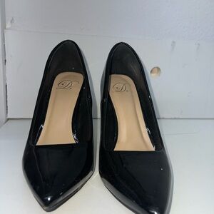 Chic Black Patent Leather Heels